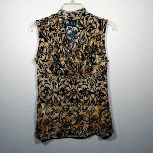 JKLA California Sleeveless Printed Top